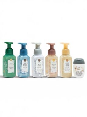 5X Bath & Body Works Gentle & Clean Foaming Hand Soap 8.75 fl oz Set Bundle